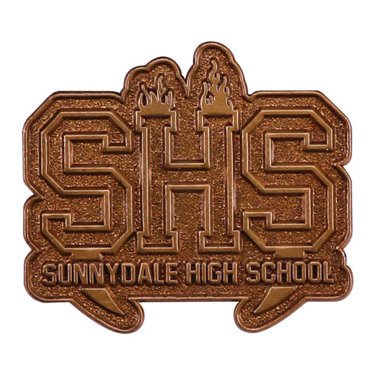 TV series Buffy the Vampire Slayer sunnydale high school symbol enamel pin brooch badge