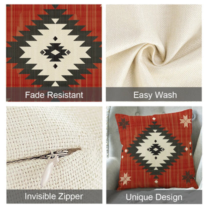 Aztec Western Abstract Pattern Ethnic Bohemia Geometric Pillowcase Cushion Cover Home Decor