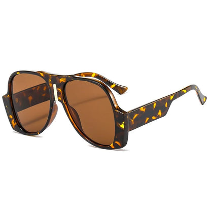 Men Women Vintage Shades Big UV400 Oversized Square Sunglasses Glasses