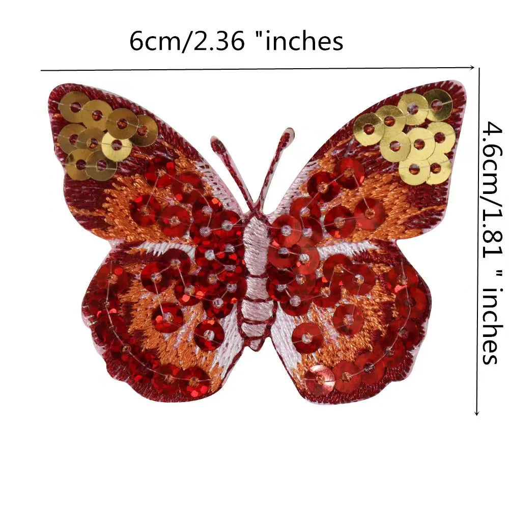 Butterfly Ladybug Patch Sewing on Applique Patches Badges for Clothes