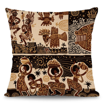 African Stylish Animal Print Throw Pillowcase Home Sofa Cushion Cover
