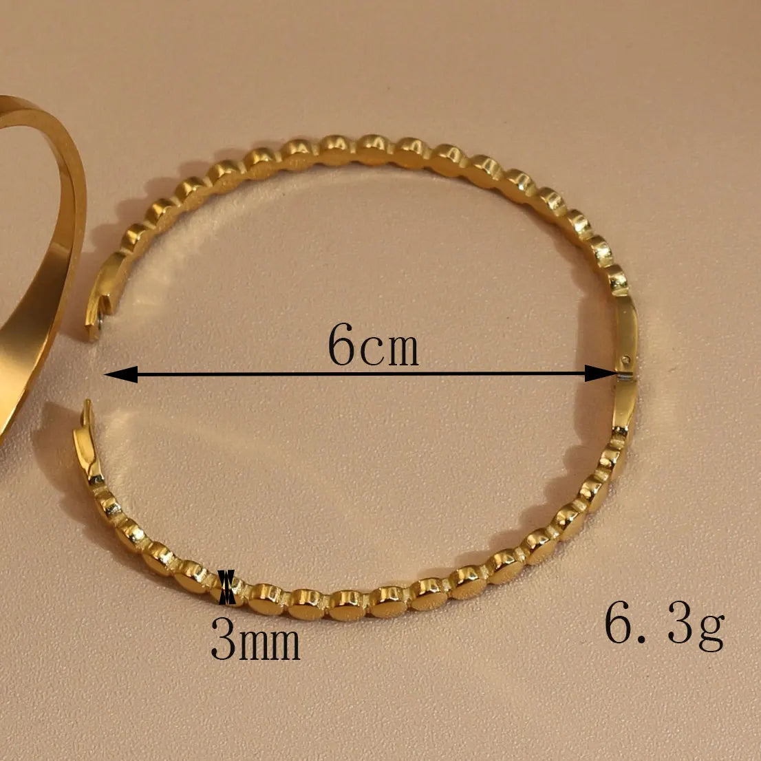 New Floral Blue Zircon Lentil Design 18K Gold Plated Stainless Steel Women's Bracelet Jewelry
