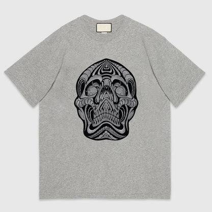 Large Size Skull Embroidered Patch for Clothes Patches Iron on Sew on Badges Appliques