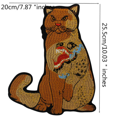 Catfish Embroidery Motif Patch Appliques Iron on Patches Badge Clothes Sewing