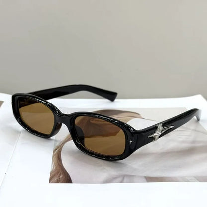 Women Men Y2K Stars Luxury Brand Desinger Sun Glasses Punk Shades Outdoor Travel Sports Eyeglasses