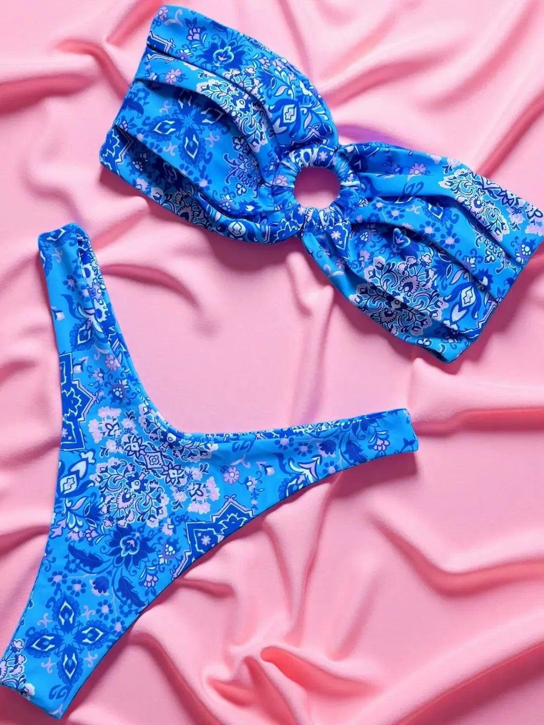 Micro Bikini Push Up Women Swimwear Brazilian Bikini Thong Biquini Swimsuit Print Beachwear Suit