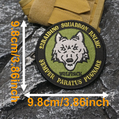 22 Raiding Squadron Embroidered Patch Iron-On Sewing Clothes Patches Applique