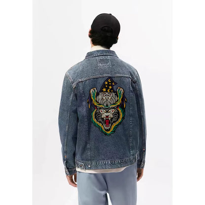 Male Wizard Beast Monster Fairytale Embroidery Patch Appliques Iron on Patches Badge Clothes Sewing