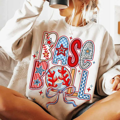 Baseball Game Day Mama DIY Iron-On Heat Transfer Sticker Decal T-shirts Sweatshirts Bag Clothes Decor