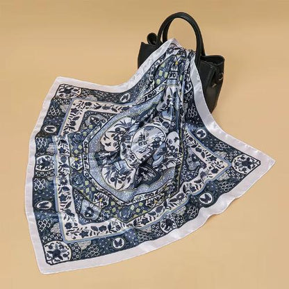 70x170cm Women Fashion Embroidery Shawls Scarf Pashmina Flower Printed Wraps Scarves
