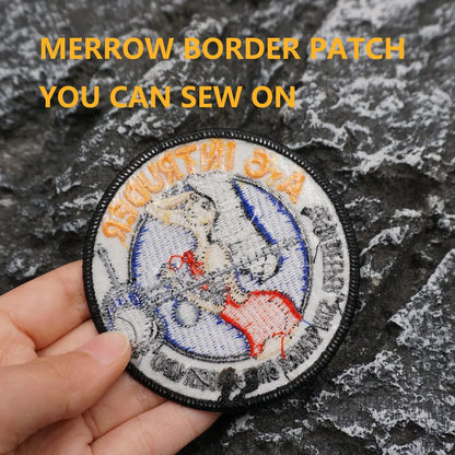 A-6 intrusion attack aircraft with a beautiful girl pattern Embroidered Patch Iron-On Sewing Clothes Patches Applique