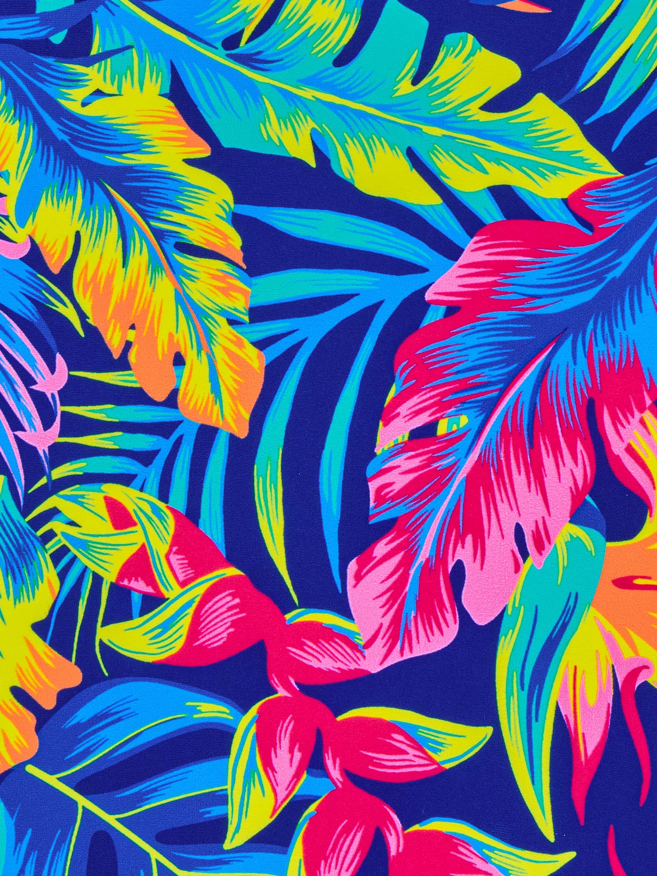 Girls Kids One-Piece Long Sleeve All-over Plant Print Beach Boyleg Shorts Swimming Suit Swimsuit