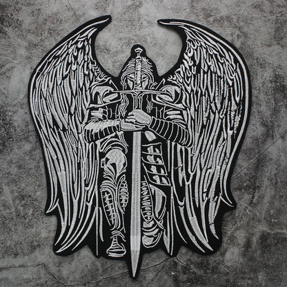 Military Generals w/ Sword Embroidered Patch Ancient Guardian Badges Ironing Sewing DIY on Clothes