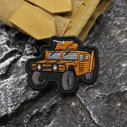 Hummer military vehicle Embroidered Patch Iron on / Sew Applique Patches