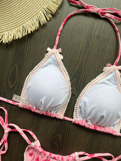 Two Pieces Micro Bikini Push Up Women Sexy Swimwear Brazilian Bikini Set Thong Swimsuit