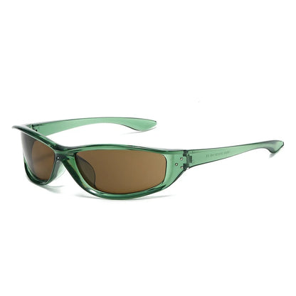 Men Women Classic Punk Wrap Around Vintage Fashion Sport UV400 Sunglasses Goggles