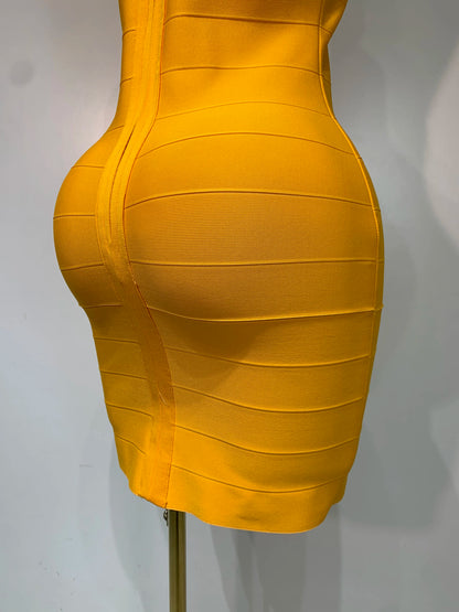 Celebrity Women Sleeveless Sexy Cocktail Mini Bandage Evening Dress