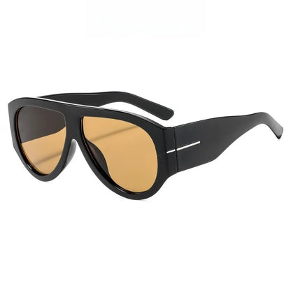 Y2K Women Men Vintage Fashion Designer Cat Eyes Oversized Sunglasses Glasses