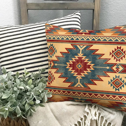 Aztec Western Abstract Pattern Ethnic Bohemia Geometric Pillowcase Cushion Cover Home Decor