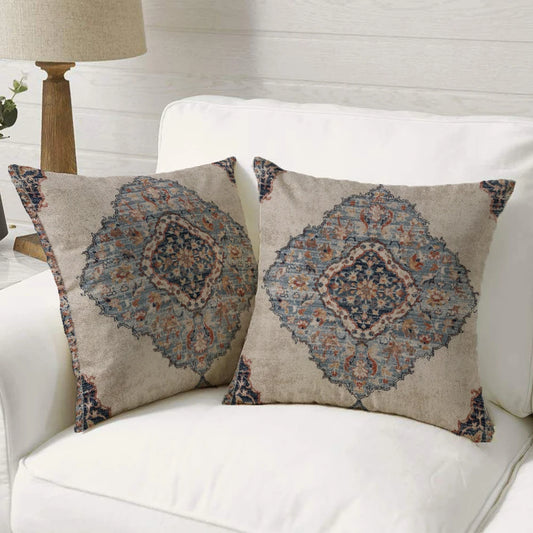 2pcs/Set Retro Bohemian Ethnic Stylish Pillowcase Cushion Cover Sofa Home Decor 45x45