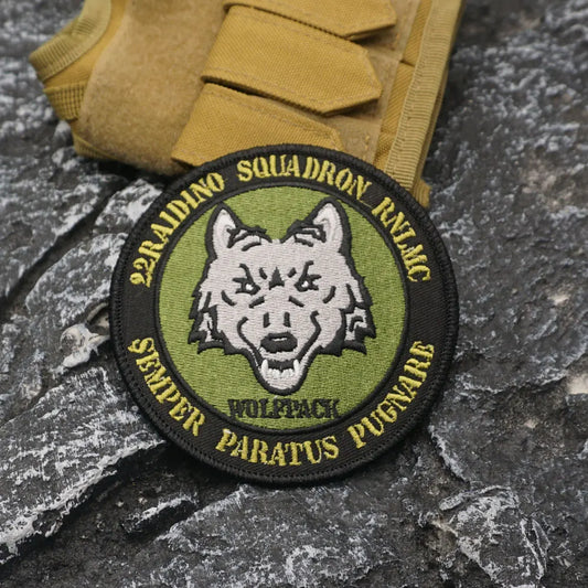 22 Raiding Squadron Embroidered Patch Iron-On Sewing Clothes Patches Applique