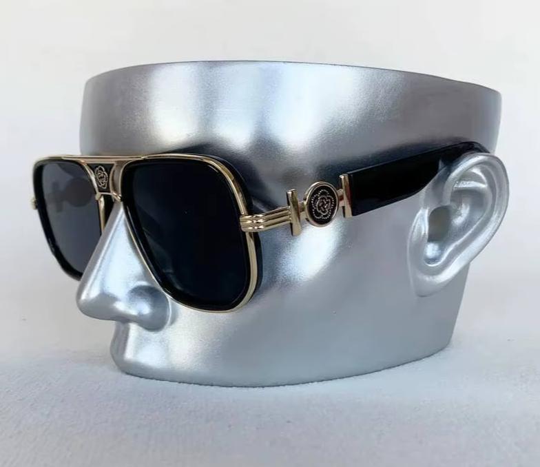 Women Fashion Designer Square American Glass Lens Pilot Sunglasses UV400 Eyewear