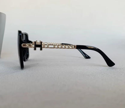 Women Men Designer Vintage Rays Mirror Square Letter Shades Sunglasses UV400