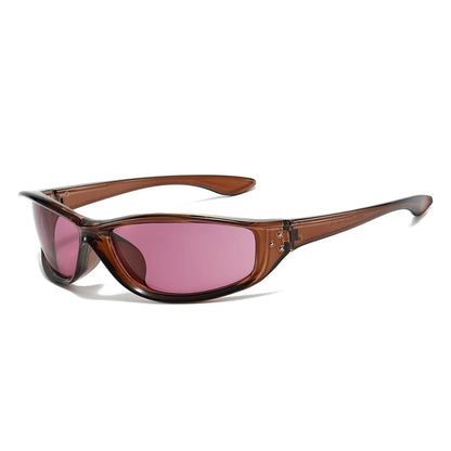 Men Women Classic Punk Wrap Around Vintage Fashion Sport UV400 Sunglasses Goggles