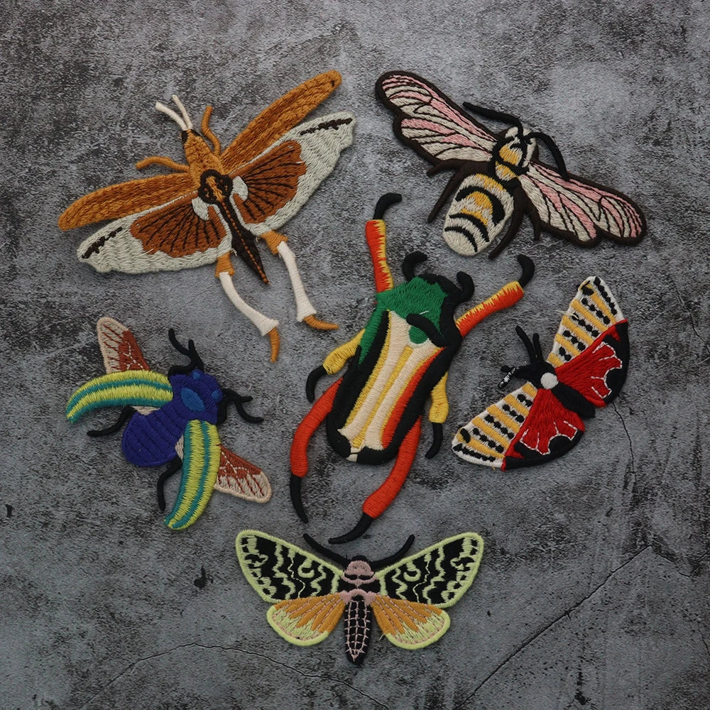 Butterfly Ladybug Patch Sewing on Applique Patches Badges for Clothes
