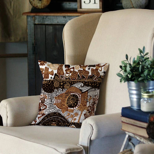 African Stylish Animal Print Throw Pillowcase Home Sofa Cushion Cover
