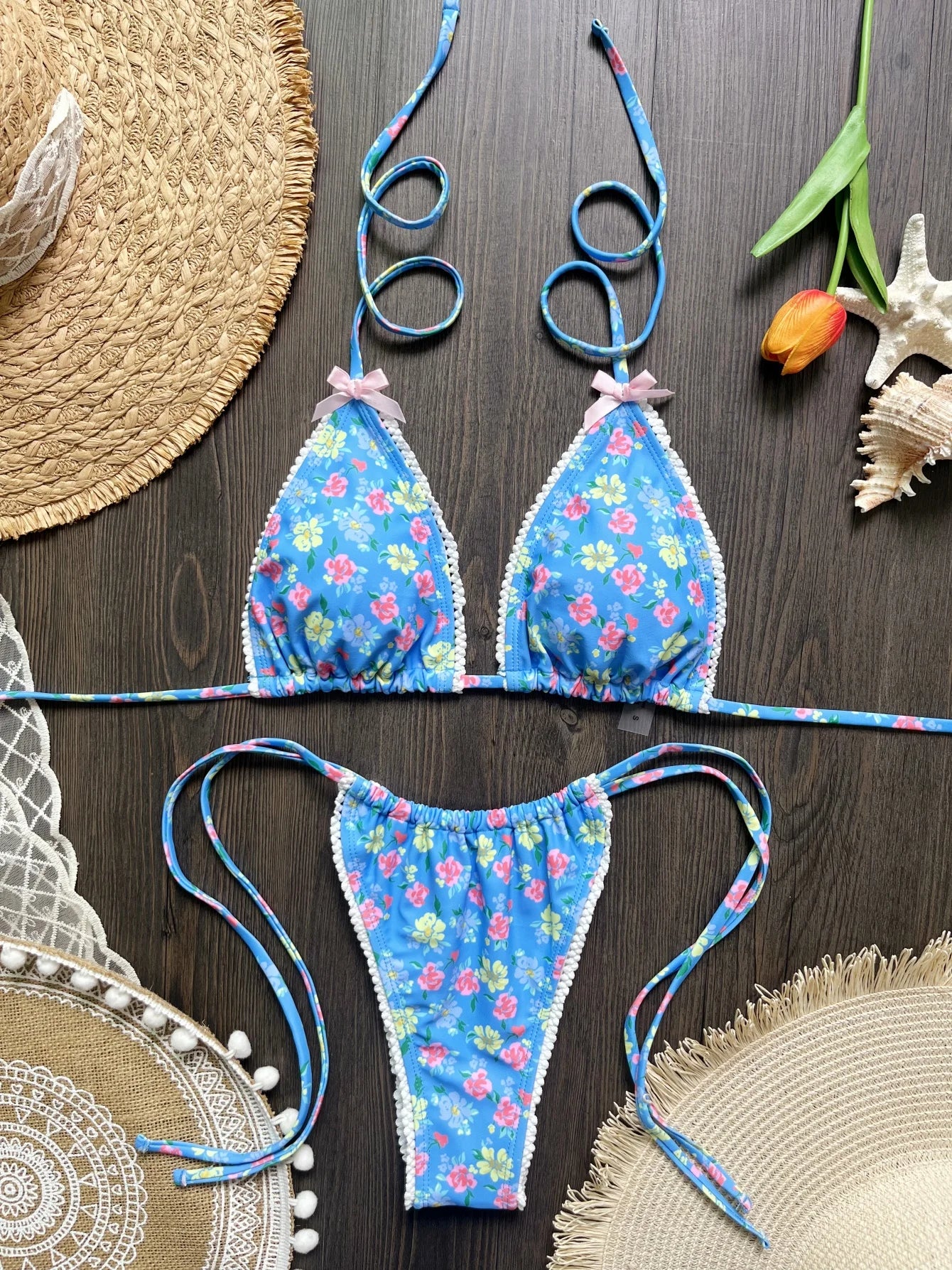 Two Pieces Micro Bikini Push Up Women Sexy Swimwear Brazilian Bikini Set Thong Swimsuit