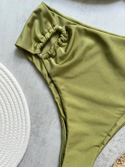 Sexy Push Up Swimwear Brazilian Bikini Thong Solid Beachwear Bathing Suits