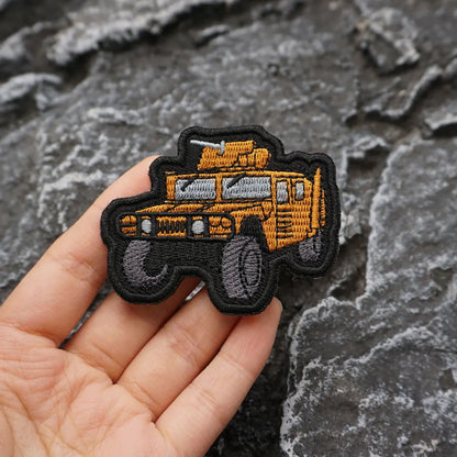 Hummer military vehicle Embroidered Patch Iron on / Sew Applique Patches