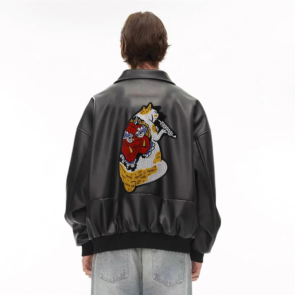 Catfish Embroidery Motif Patch Appliques Iron on Patches Badge Clothes Sewing