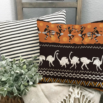 African Stylish Animal Print Throw Pillowcase Home Sofa Cushion Cover