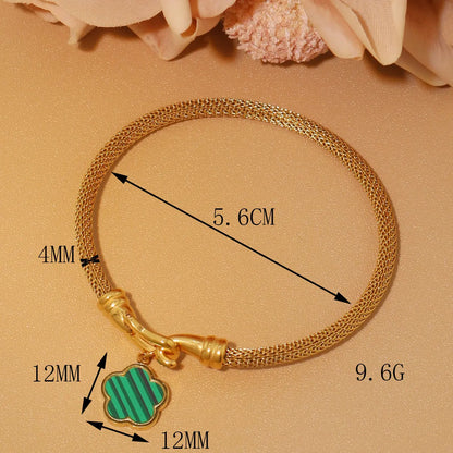 Stainless Steel 18K Gold Plated Bracelet Women's Fashion Jewelry Gift