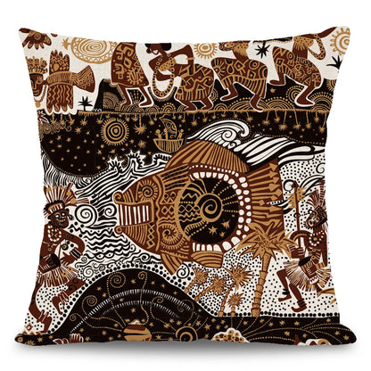 African Stylish Animal Print Throw Pillowcase Home Sofa Cushion Cover