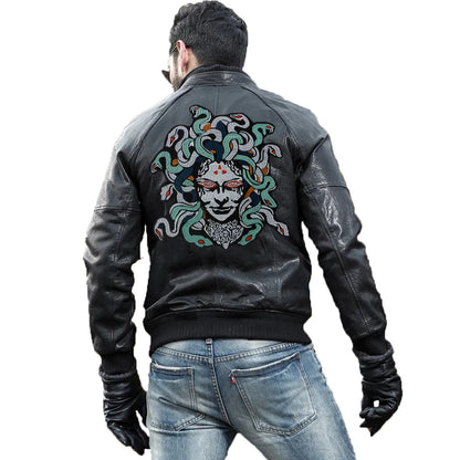 Dragon Hair Banshee Medusa All Embroidery Tactical Patch Appliques Iron on Patches Badge Clothes Sewing