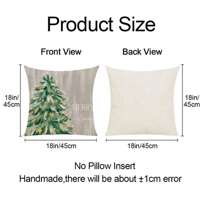Christmas Tree Themed Pendant Decor Pattern Cushion Cover Pillowcase