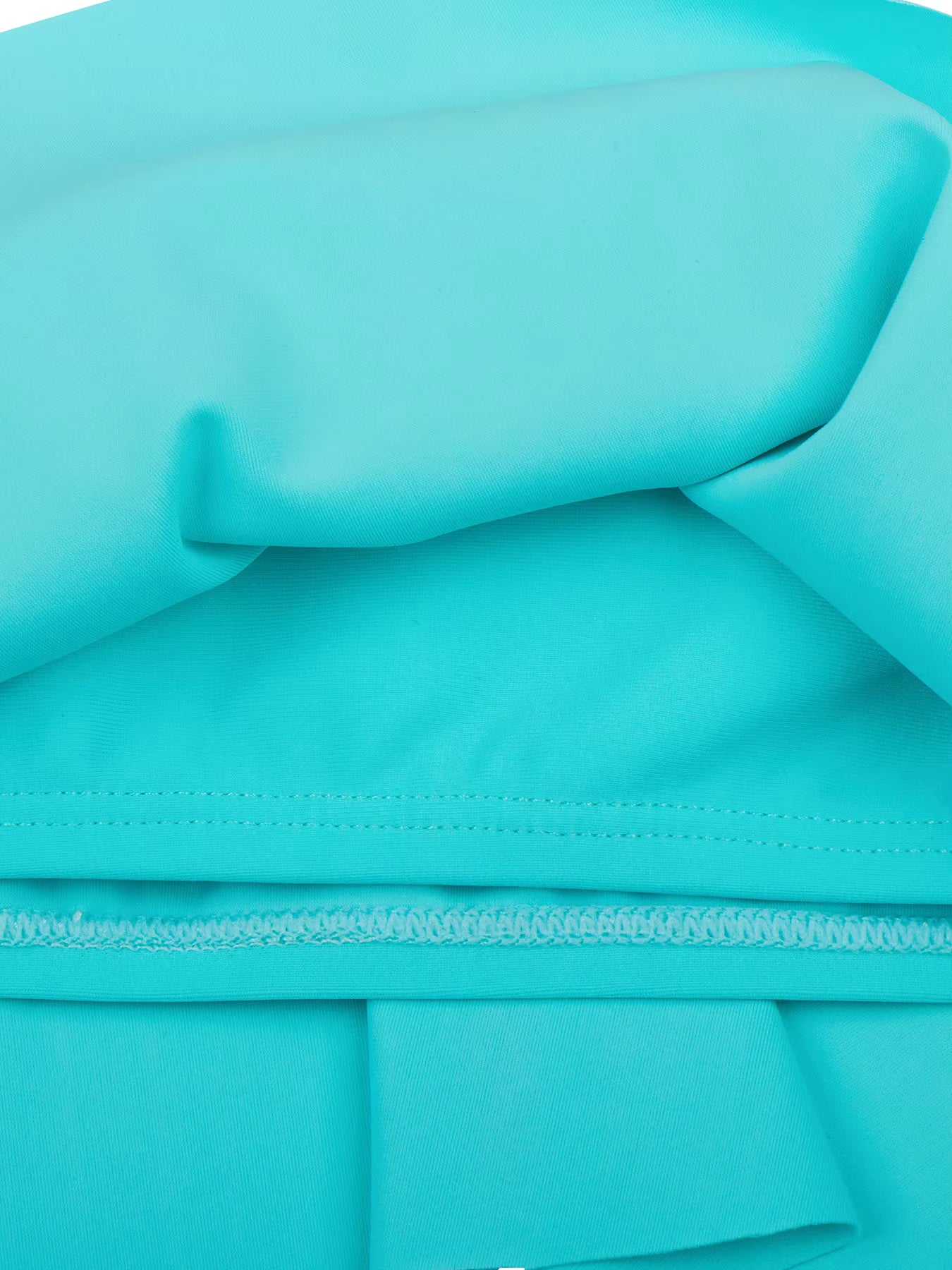 2pcs Kids Girl Sleeveless Pink Ruffle Crop Tops Scale Print Swim Briefs Swimming Suit