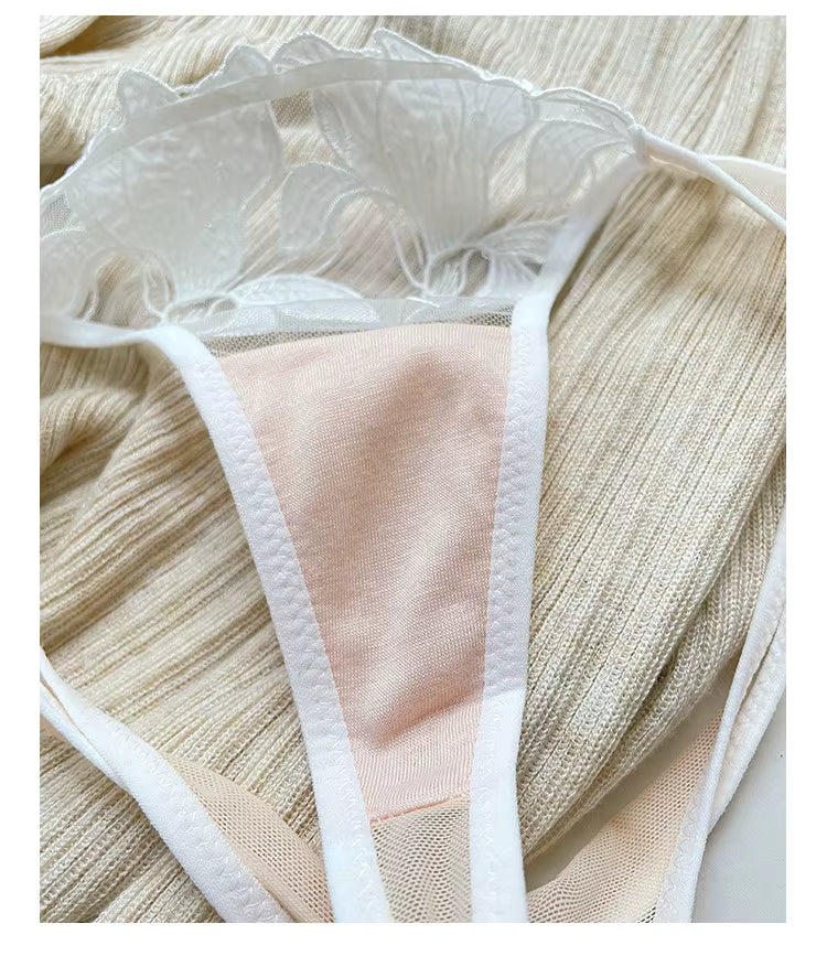 Women Lace G-String Transparent Hollow Out Underwear Low Waist Seamless Briefs Thong Panties