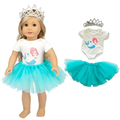 Doll Clothes Costume 18 Inch Girl Baby Children Gifts Toys Outfit