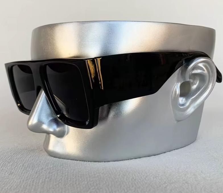 Oversized Square Steampunk Men Big Designer Vintage Punk Sunglasses Shades UV400