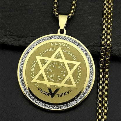 Women Men Stainless Steel Jesus Lord Prayer God Cross Bible Spanish Verse Necklace