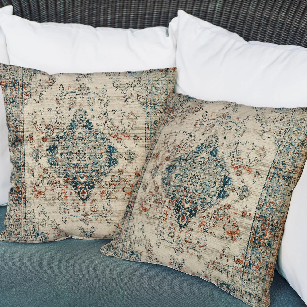 2pcs/Set Retro Bohemian Ethnic Stylish Pillowcase Cushion Cover Sofa Home Decor 45x45