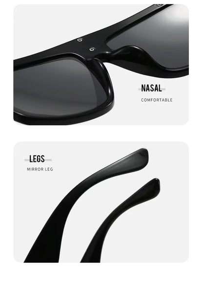 Women Designer Men Women Oversized Vintage Punk Shades Driving Glasses