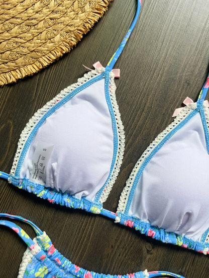 Two Pieces Micro Bikini Push Up Women Sexy Swimwear Brazilian Bikini Set Thong Swimsuit