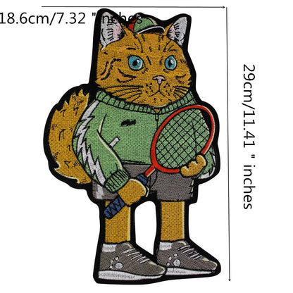 Catfish Embroidery Motif Patch Appliques Iron on Patches Badge Clothes Sewing