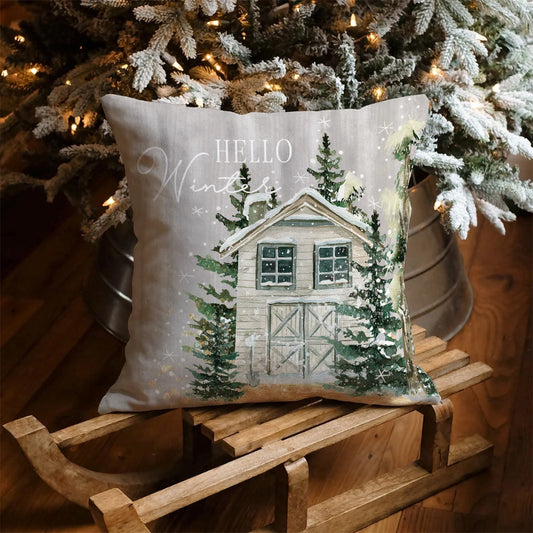 Christmas Tree Themed Pendant Decor Pattern Cushion Cover Pillowcase