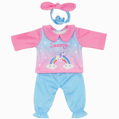 43cm Baby Doll Clothes 18 Inch American OG Girl Outfit Toys Wear d